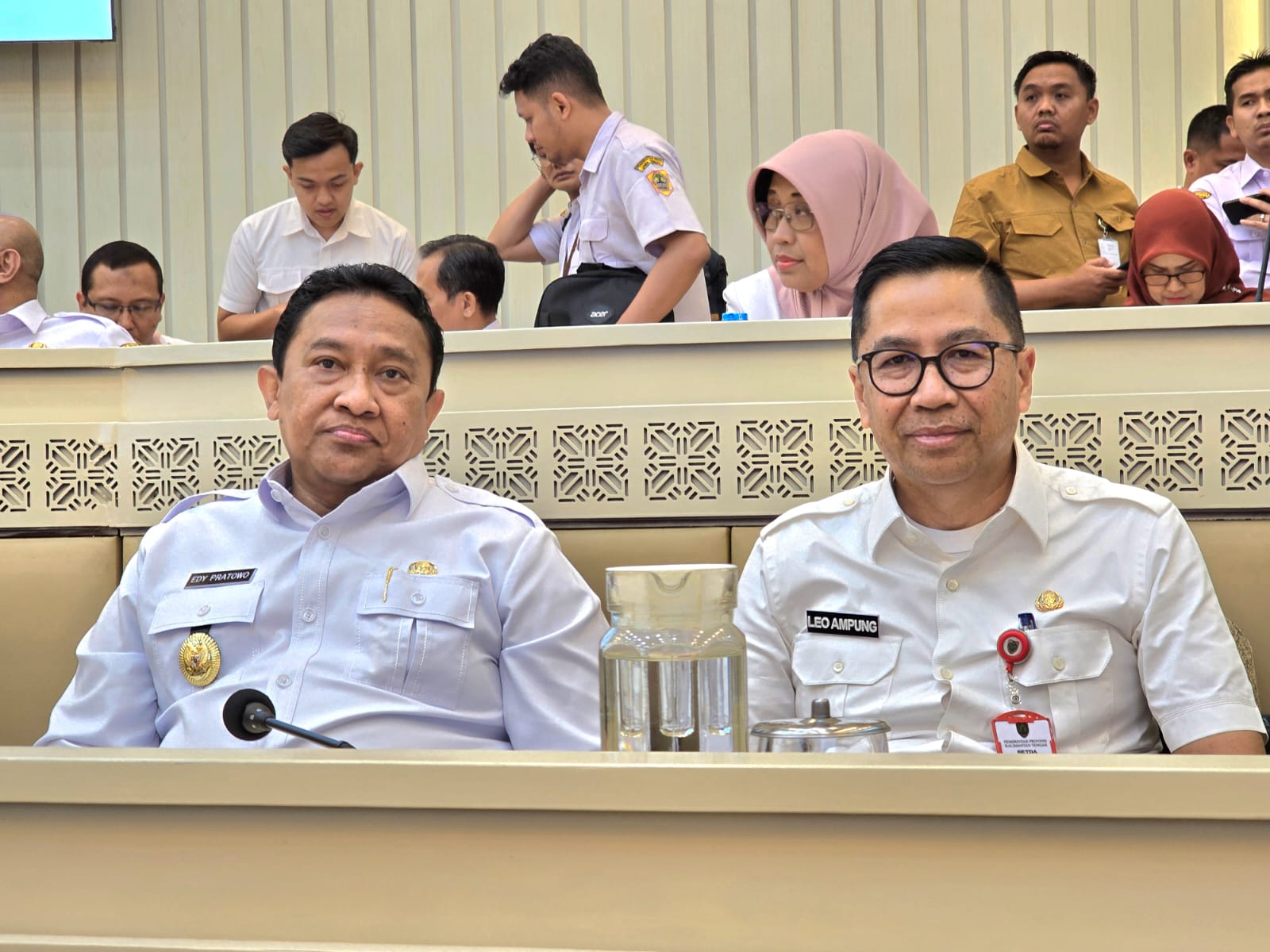 Plt. Sekda Kalteng Dampingi Wagub Hadiri Rapat Kerja dan Dengar Pendapat Bersama Komisi II DPR RI Bahas Tata Kelola Pemerintahan Daerah