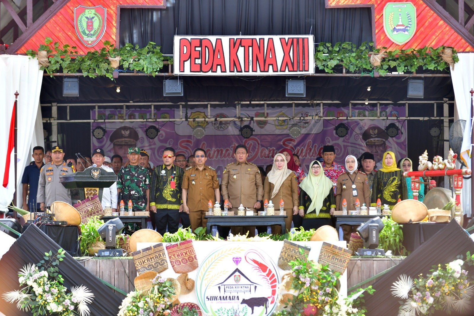 Wakil Gubernur Provinsi Kalimantan Tengah Edy Pratowo Buka Secara Resmi PEDA KTNA XIII Tingkat Provinsi Kalteng Tahun 2023