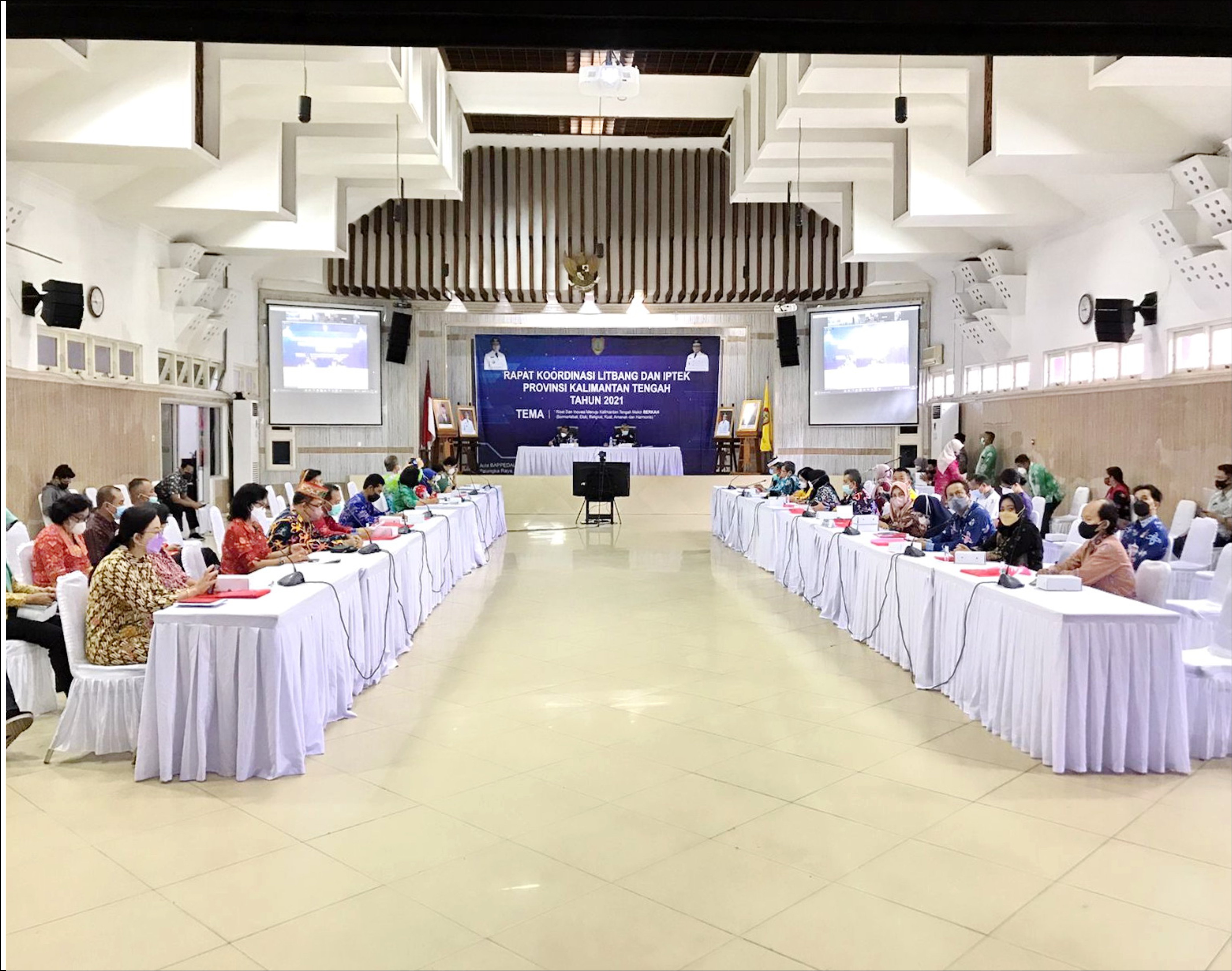 Pj. Sekda Buka Rakorlitbang dan IPTEK Se- Kalimantan Tengah Tahun 2021