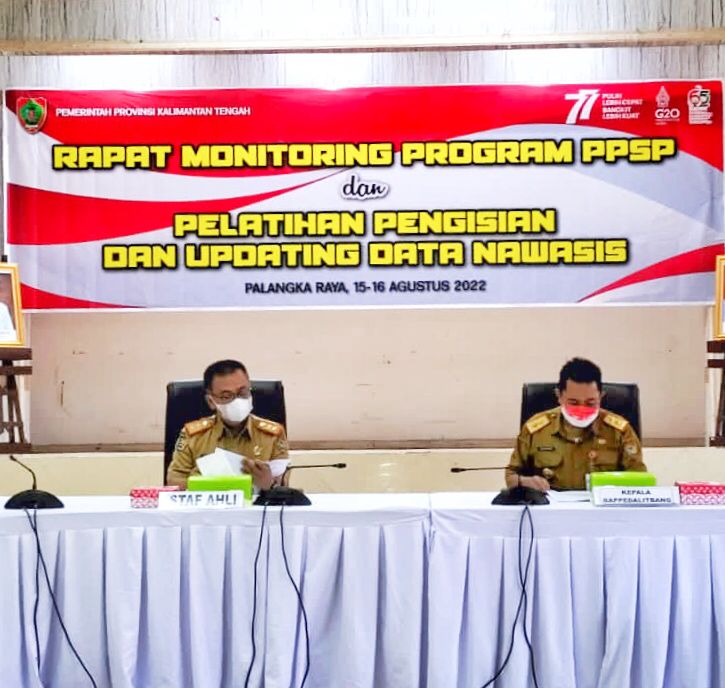 Bappedalitbang Menggelar Rapat Monitoring Program Percepatan Pembangunan Sanitasi Permukiman (PPSP) serta Pelatihan Pengisian dan Updating Data Nawasis