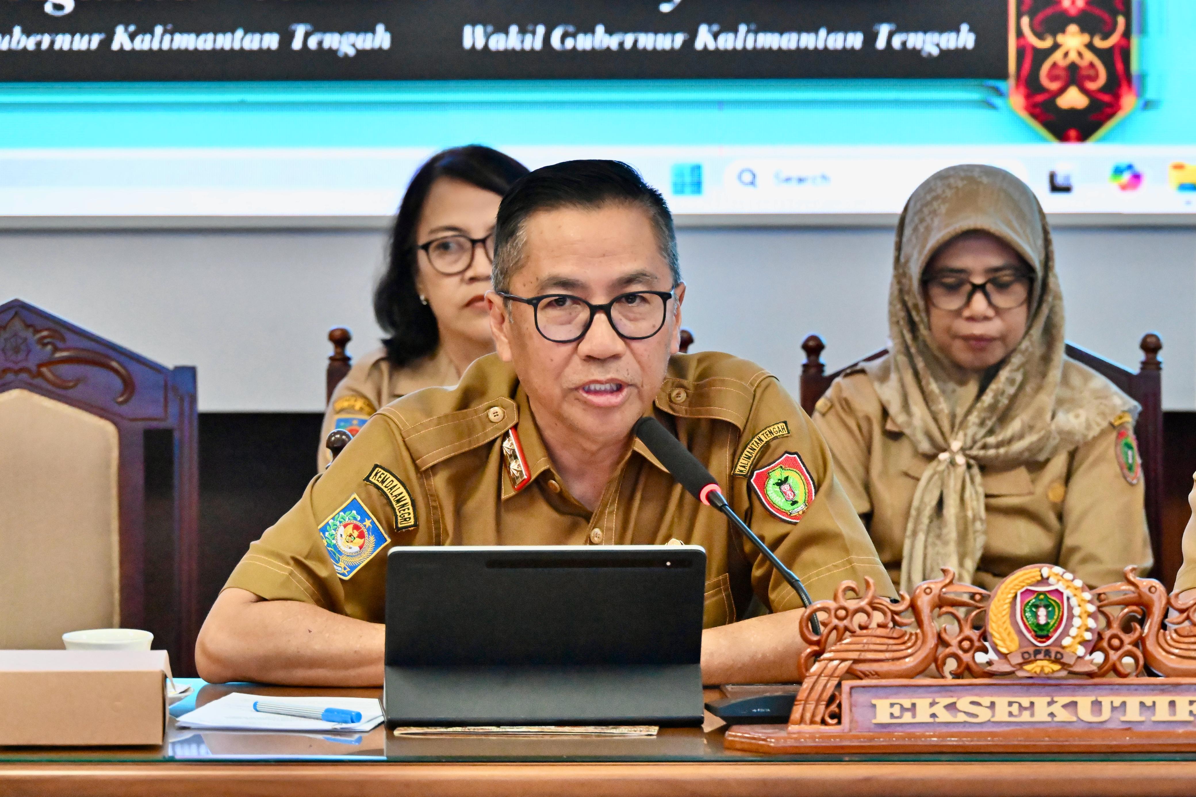 BAPPERIDA Kalteng Bahas Rencana Awal RPJMD Prov. Kalteng Tahun 2025-2029 Bersama DPRD Prov. Kalteng