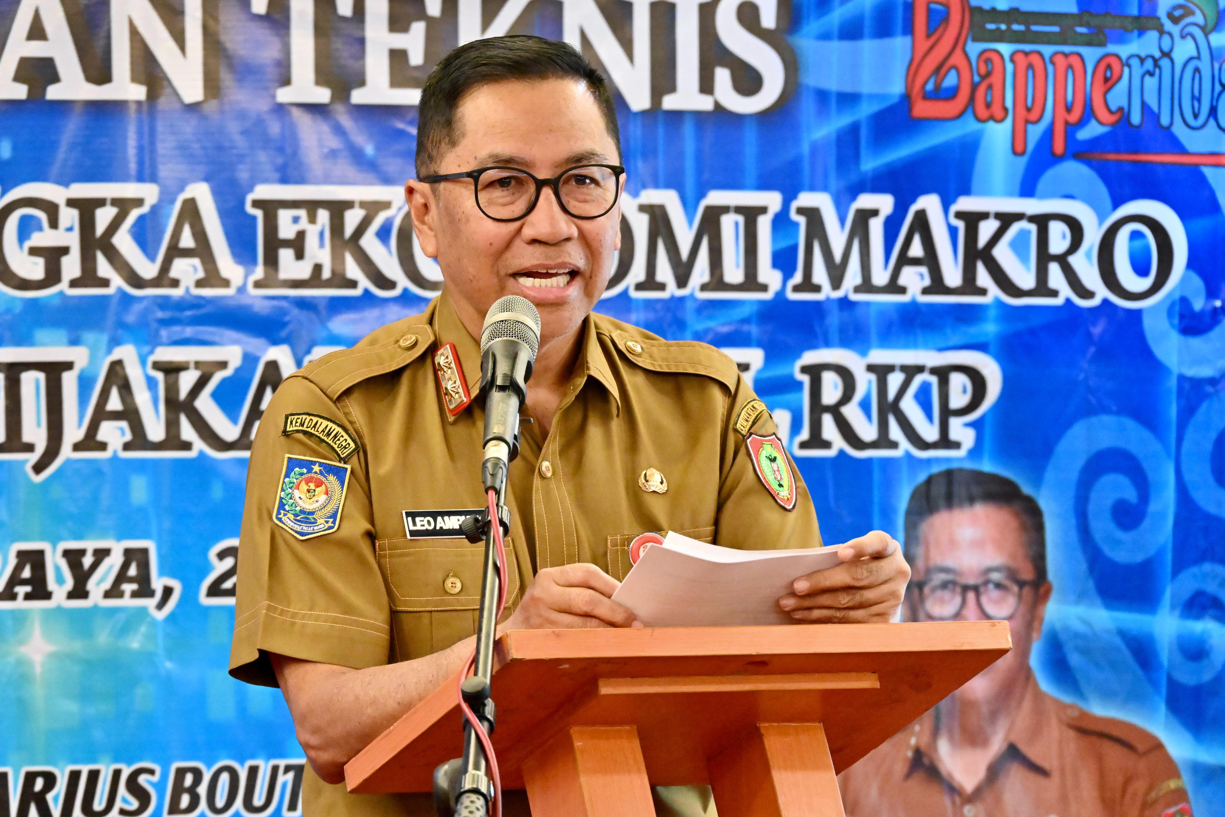 Bapperida Kalteng Gelar Bimtek Penyusunan Kerangka Ekonomi Makro dan Kebijakan Fiskal Daerah