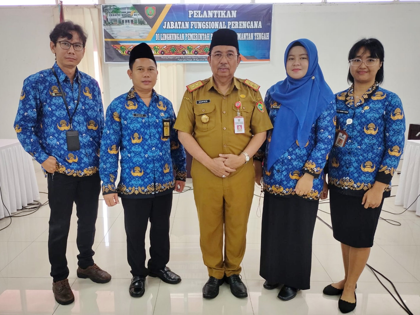 Kepala Bappedalitbang Provinsi Kalimantan Tengah Lantik Pejabat Fungsional Perencana Di Lingkungan Provinsi Kalimantan Tengah